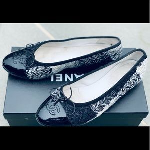 Authentic limited edition Chanel ballet flats